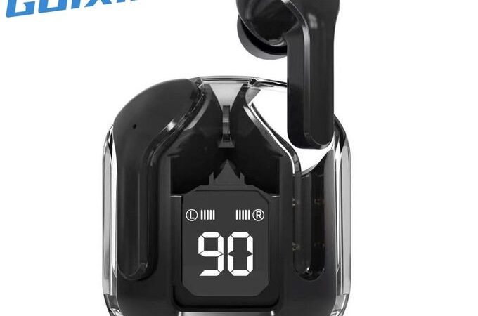 Efokeke | Guixia Air31 wireless Bluetooth 5.3 in Ear Transparent Earphones – Black