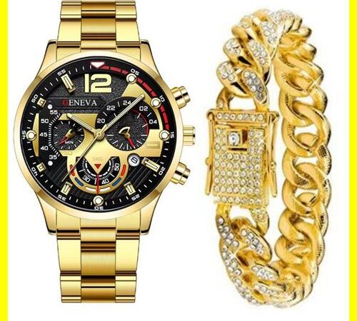 Efokeke | 2025 new model High-end Watch + Bracelet Dating Party Atmospheric watch – Gold