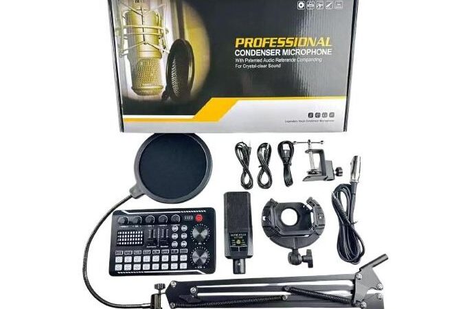 Efokeke | Universal Professional Condenser Microphone – Black