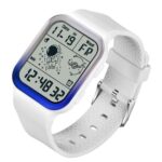 Efokeke | Electronic Watches for Men Women Digital Wristwatch – White