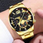 Efokeke | 2025 new model High-end Watch + Bracelet Dating Party Atmospheric watch – Gold