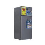 Efokeke | Nasco NASF2-90FL Double Door Table Top Fridge – 65 Liters – Silver