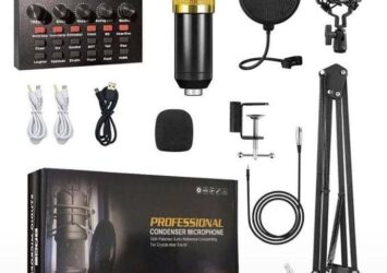 Efokeke|Universal Professional Condenser Microphone – Black