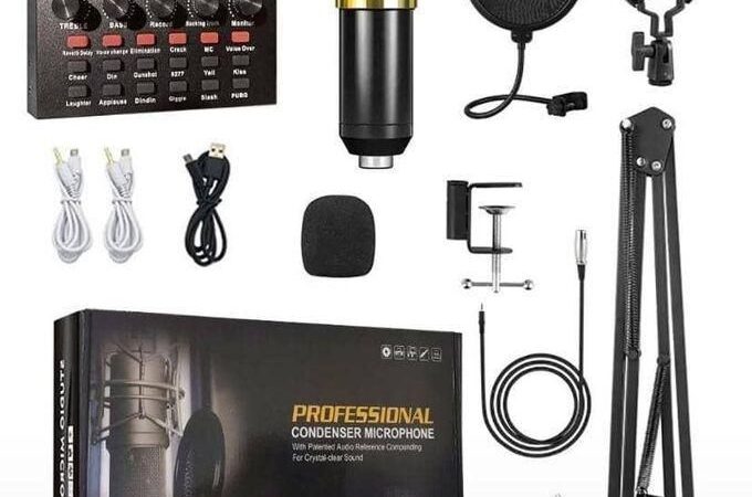 Efokeke | Universal Professional Condenser Microphone – Black