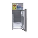 Efokeke | Nasco NASF2-90FL Double Door Table Top Fridge – 65 Liters – Silver