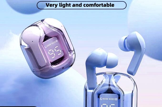 Efokeke | Guixia Air31 wireless Bluetooth 5.3 in Ear Transparent Earphones – Black