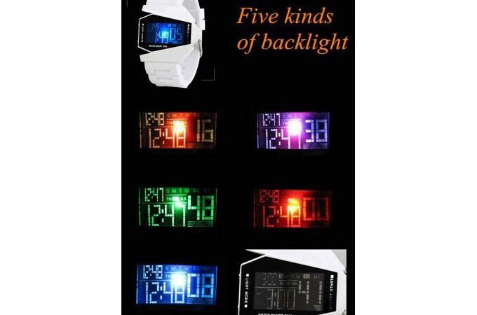 Efokeke | Digital Display Sports Silicone Strap LED Wrist Watch