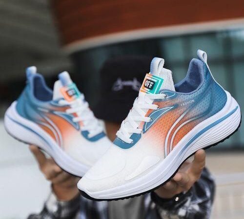 Efokeke | GALUIN Men’s Sneakers Low Top Shoes Lace Up -Blue