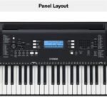 Efokeke | Yamaha Musical Keyboard With Adaptor PSR-E373Y – Black