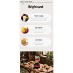 Efokeke | Orium 2L Multifunctional Heavy Duty Commercial Blender – Black/Red