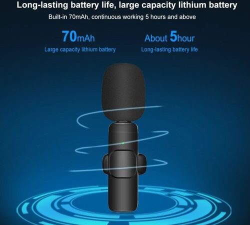 Efokeke | Portable Wireless Lavalier Microphone MINI Mic Live For Type C