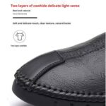 Efokeke | Men’s Formal Wedding Corporate Leather Shoes Slip On-Brown