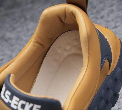 Efokeke | AIDAILU Men’s Sneakers Sports Basketball Shoes Outdoor Running Thick Sole – Brown