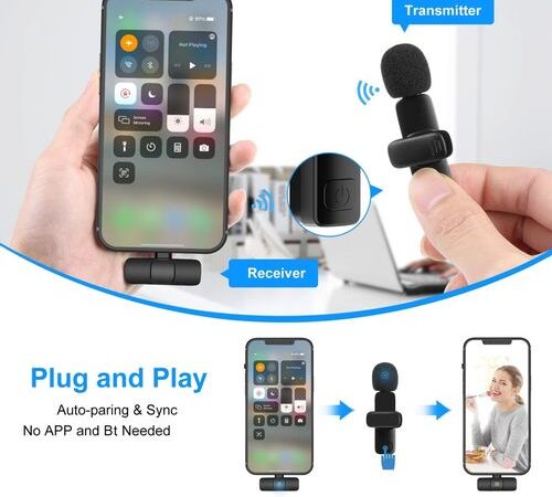 Efokeke | Portable Wireless Lavalier Microphone MINI Mic Live For Type C